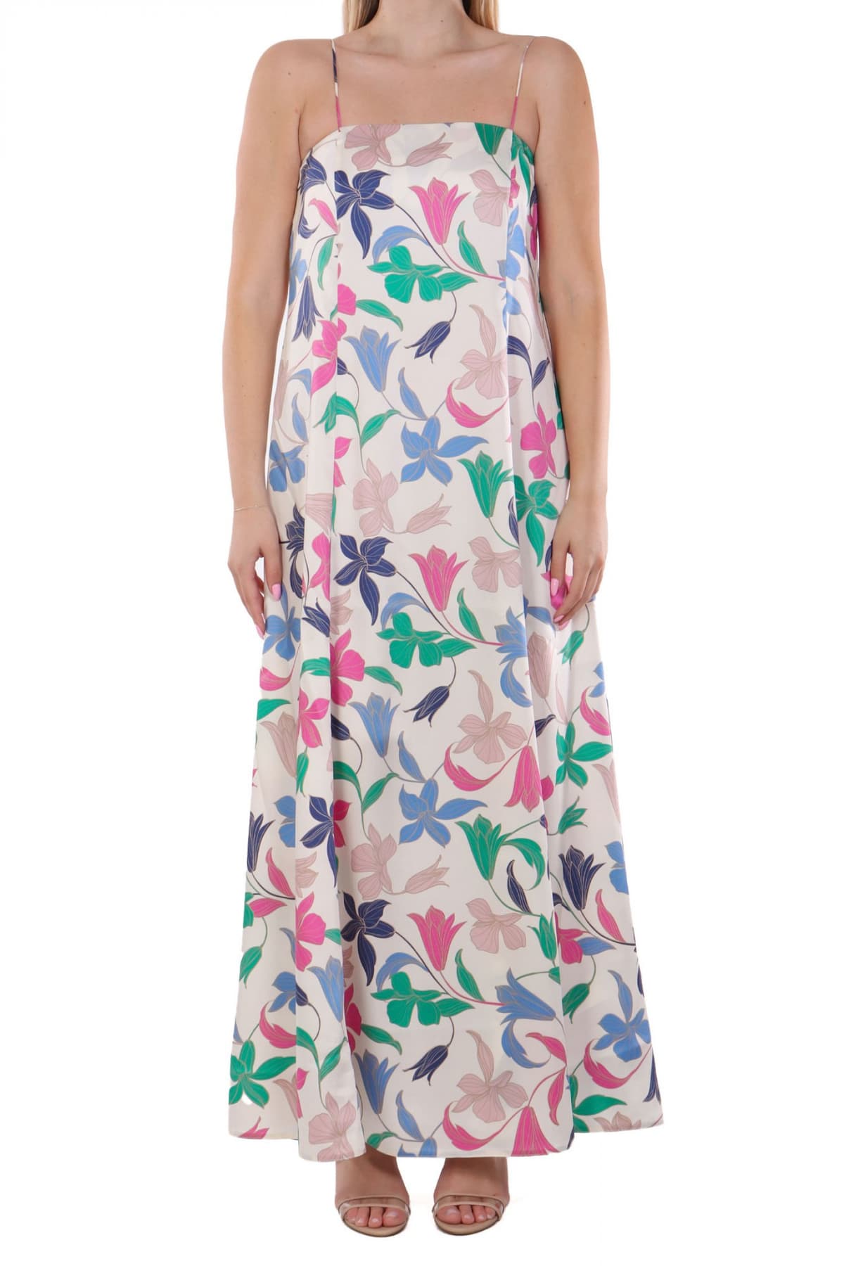 MARELLA EMME ΦΟΡΕΜΑ MAXI RACLA ΕΜΠΡΙΜΕ ΥΠΟΛΕΥΚΟ