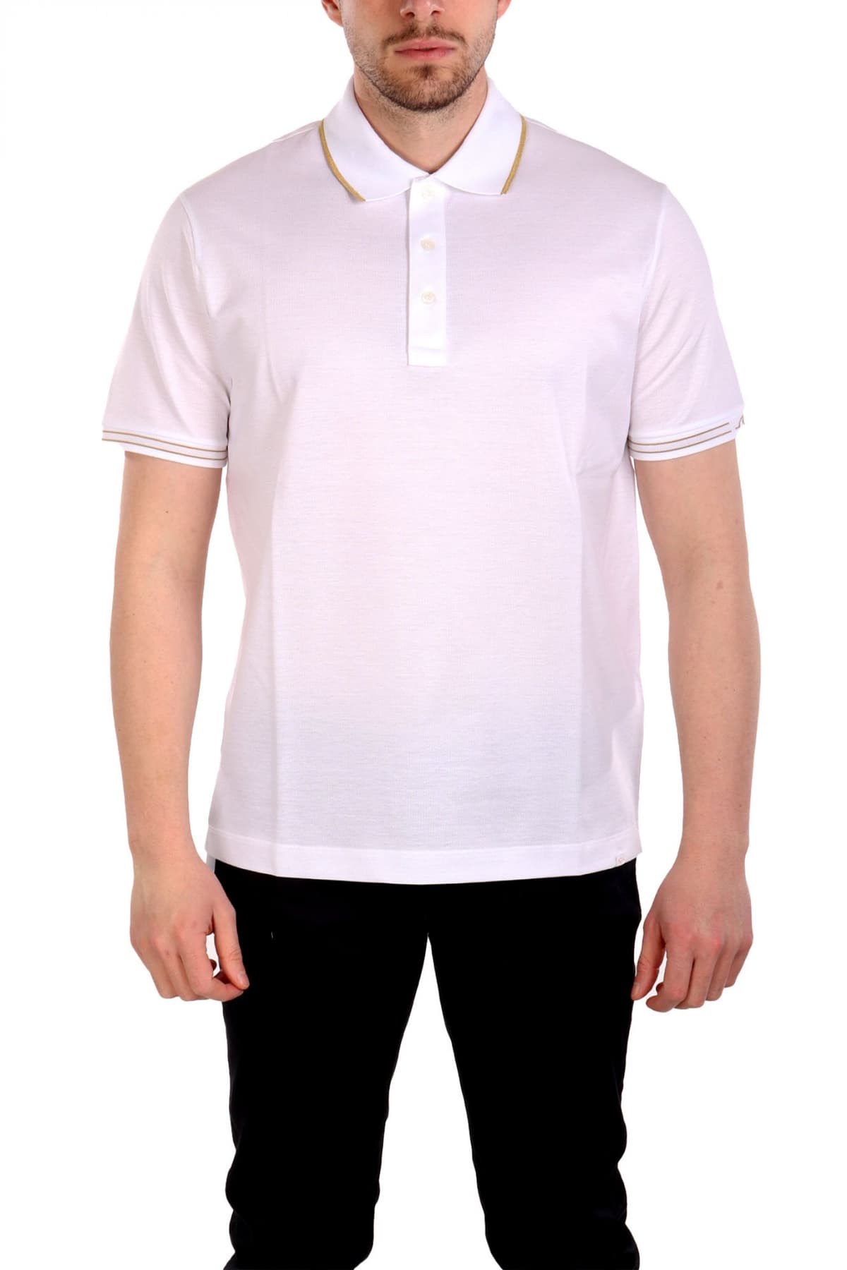 PAUL&SHARK POLO ΡΙΓΑ ΓΙΑΚΑΣ ΛΕΥΚΟ-ΧΡΥΣΟ