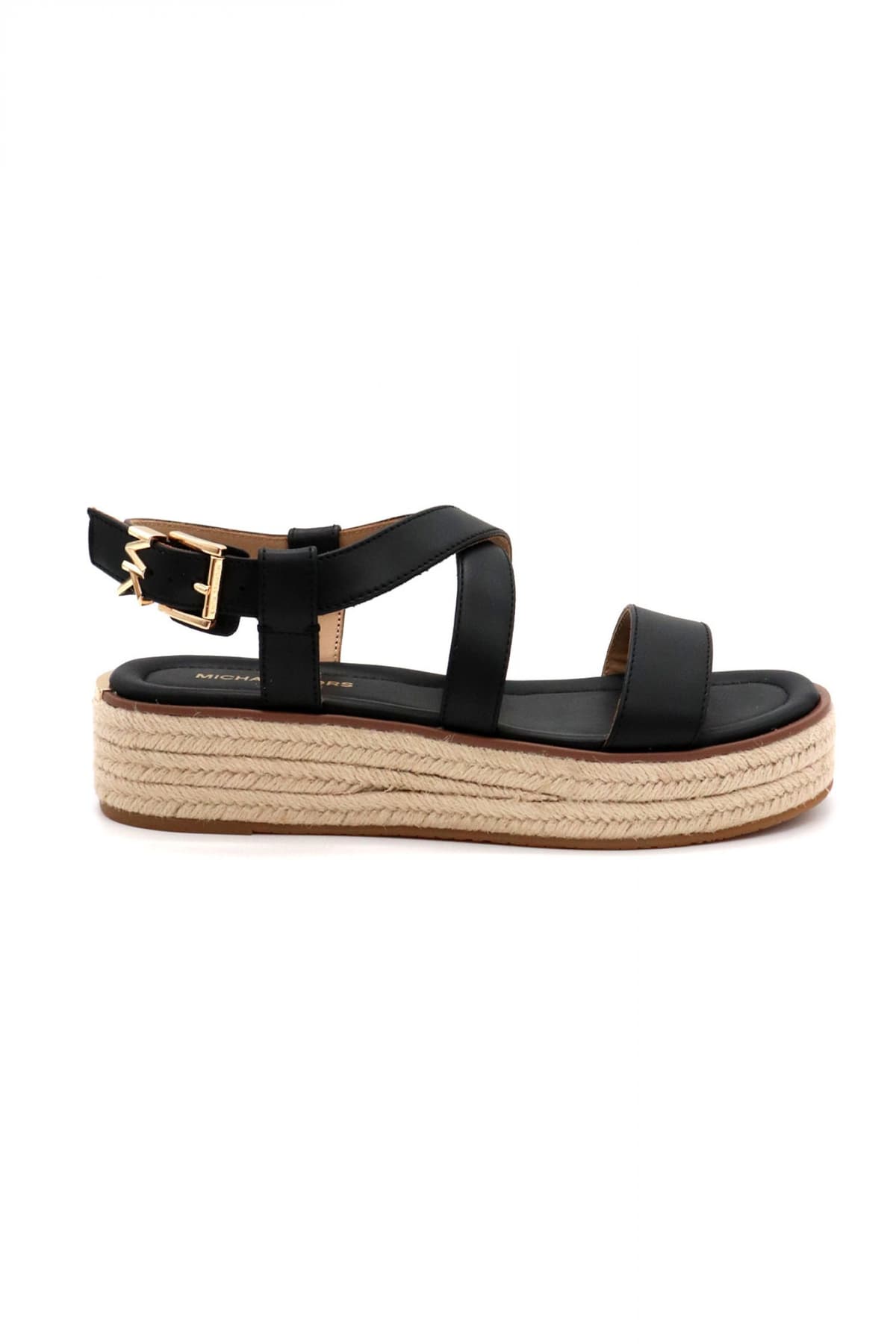 MICHAEL KORS ΠΑΠΟΥΤΣΙΑ ΠΕΔΙΛΑ LYNN ESPADRILLE SANDAL LOGO MAYΡΟ