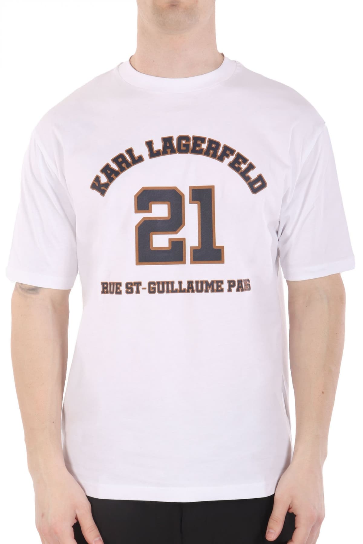 Men's T-Shirts Karl Lagerfeld White