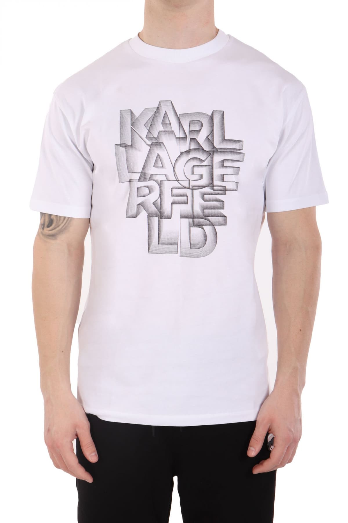 Men's T-Shirts Karl Lagerfeld White