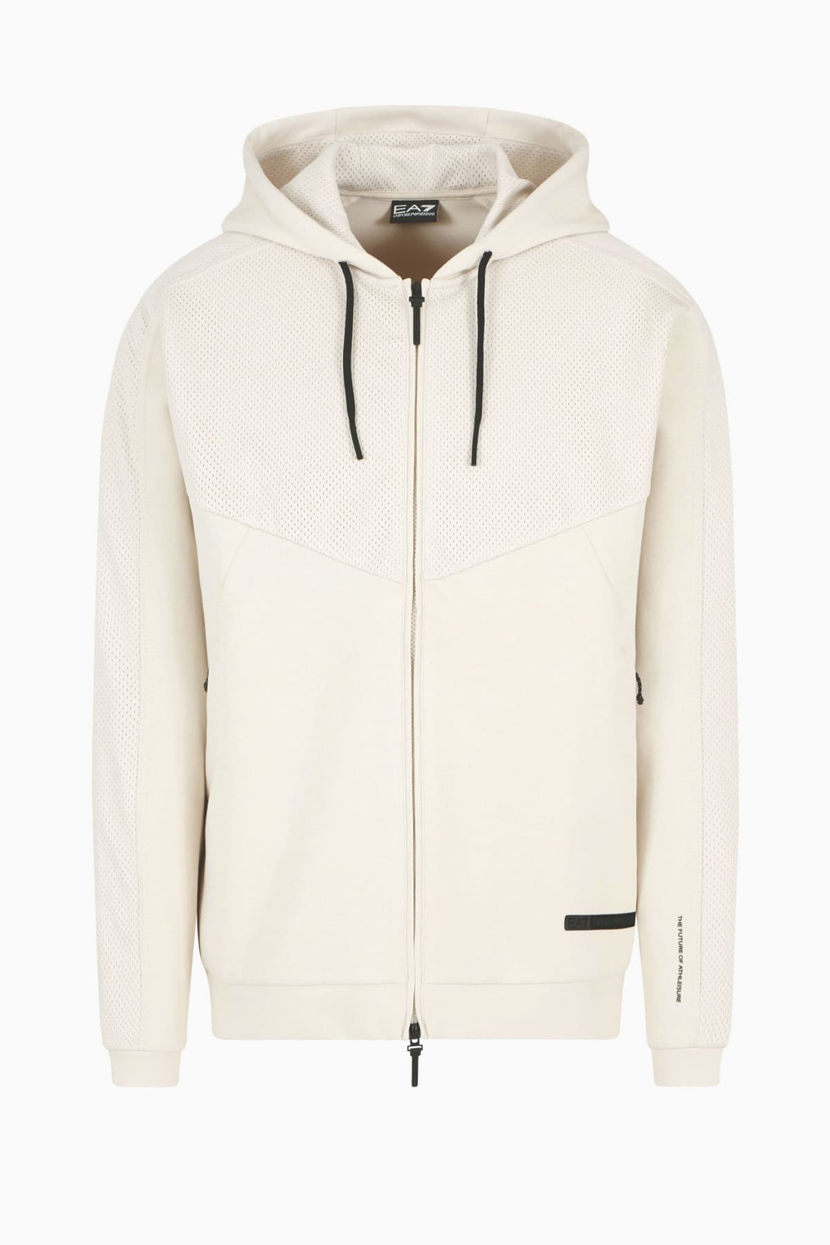 ARMANI 7 ΦΟΥΤΕΡ ZIPHOOD LOGO ΜΠΕΖ