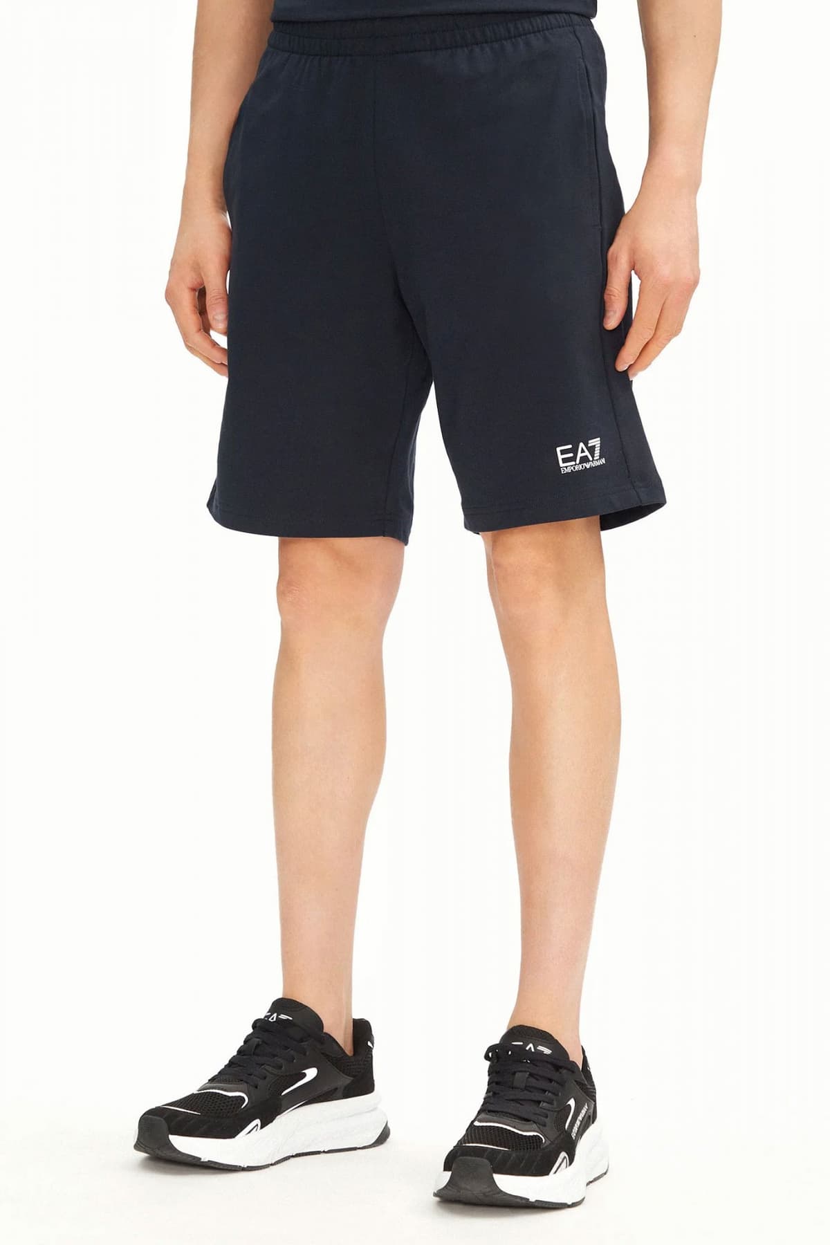 ARMANI 7 ΒΕΡΜΟΥΔΑ ΦΟΥΤΕΡ LOGO ΑΝΘΡΑΚΙ