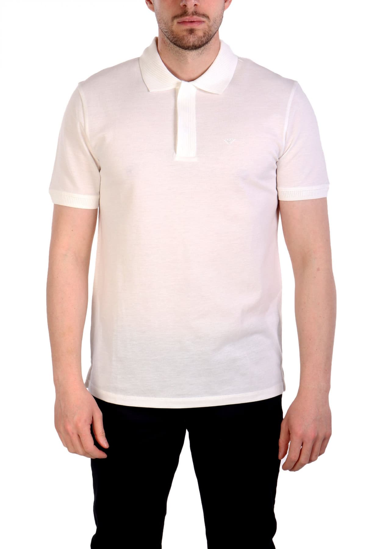 Men's Polo Shirts Emporio Armani White