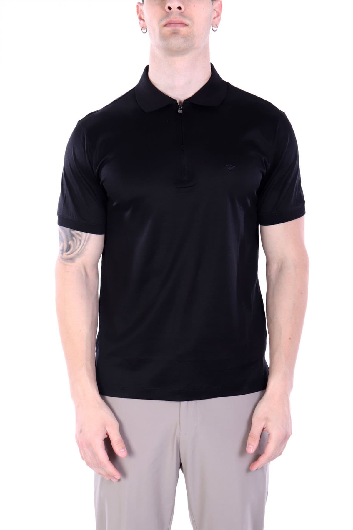 Men's Polo Shirts Emporio Armani Black