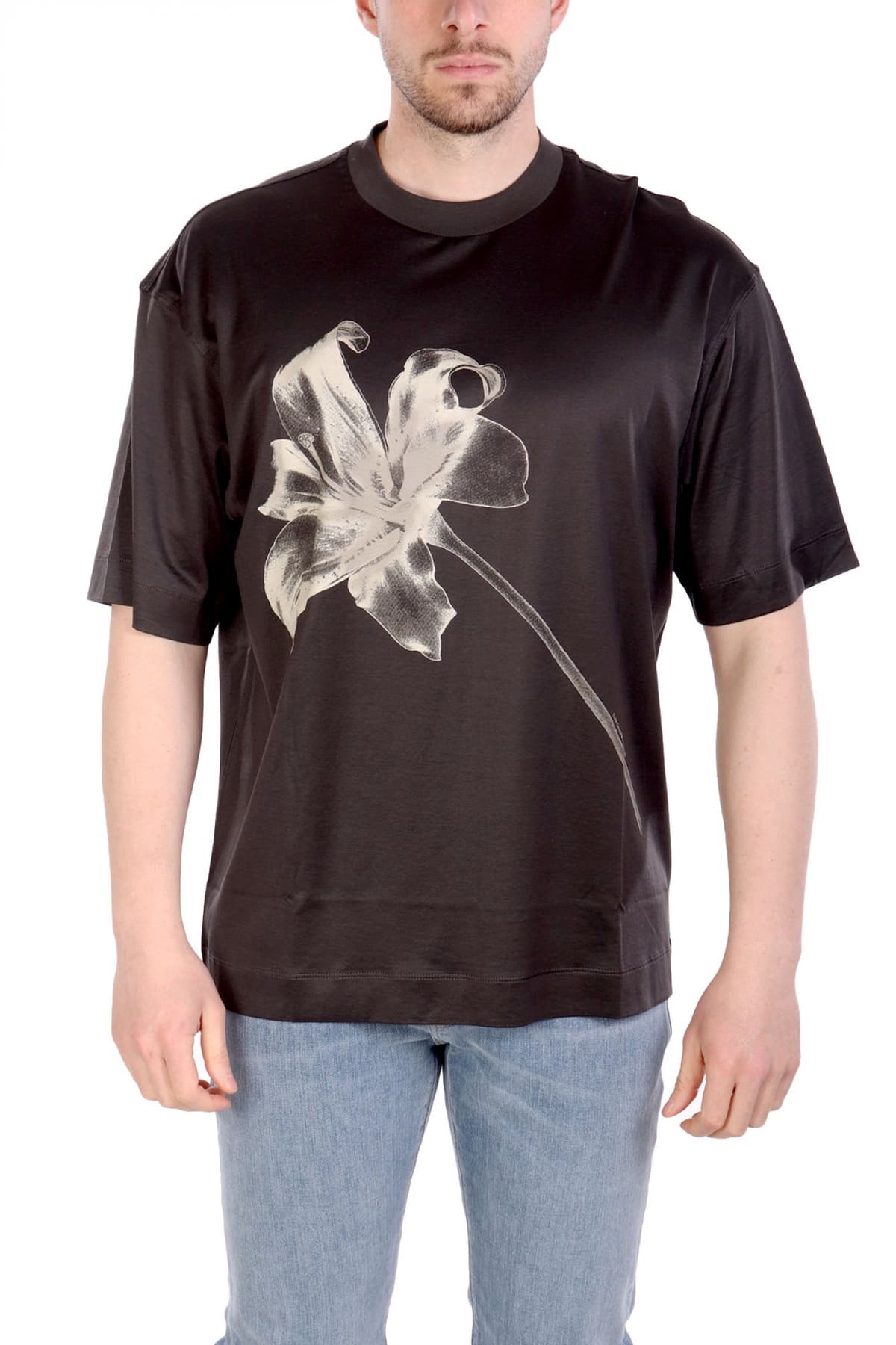 Men's T-Shirts Emporio Armani Gray