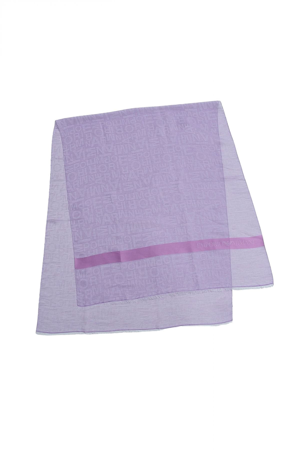 EMPORIO ARMANI ΕΣΑΡΠΑ ΓΥΑΛΙΣΤΕΡΟ LOGO ΛΙΛΑ