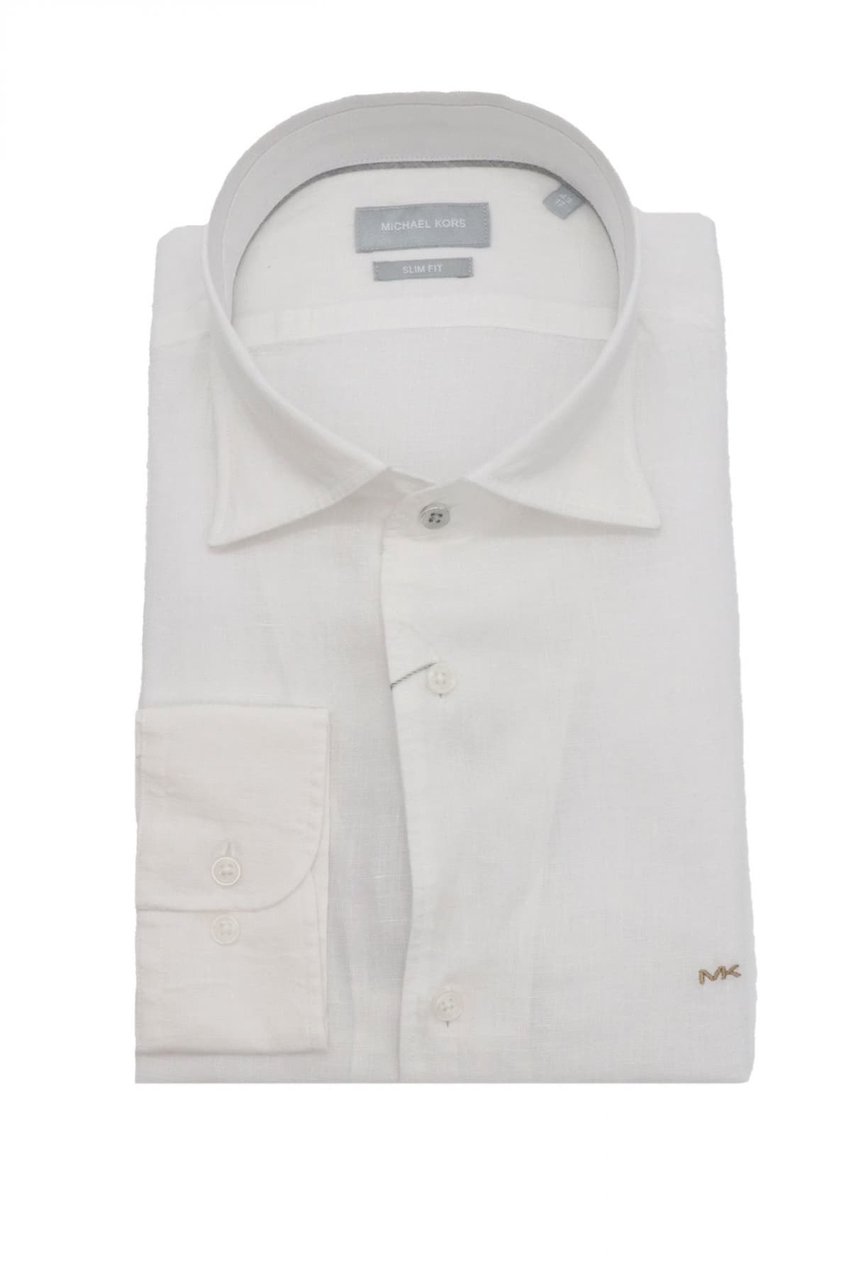 MICHAEL KORS ΠΟΥΚΑΜΙΣΟ SLIM FIT ΛΙΝΟ ΡΟΖ