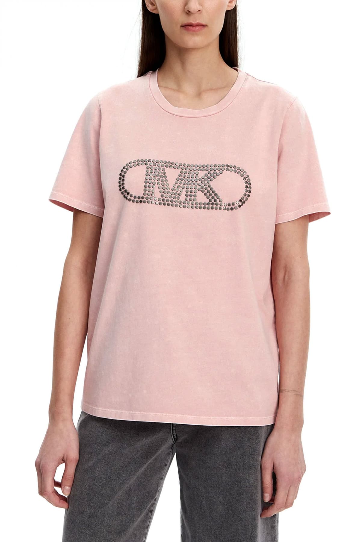 MICHAEL KORS T-SHIRT LOGO ΡΟΖ