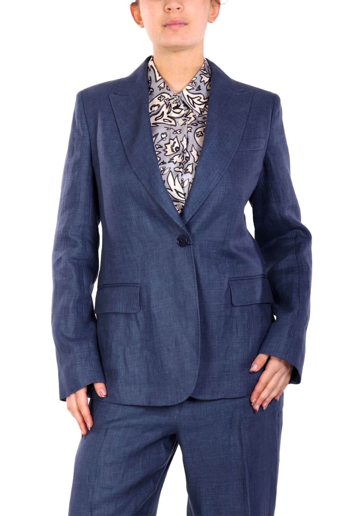 MAX MARA WEEKEND ΣΑΚΑΚΙ ΛΙΝΟ NALUT ΜΠΛΕ