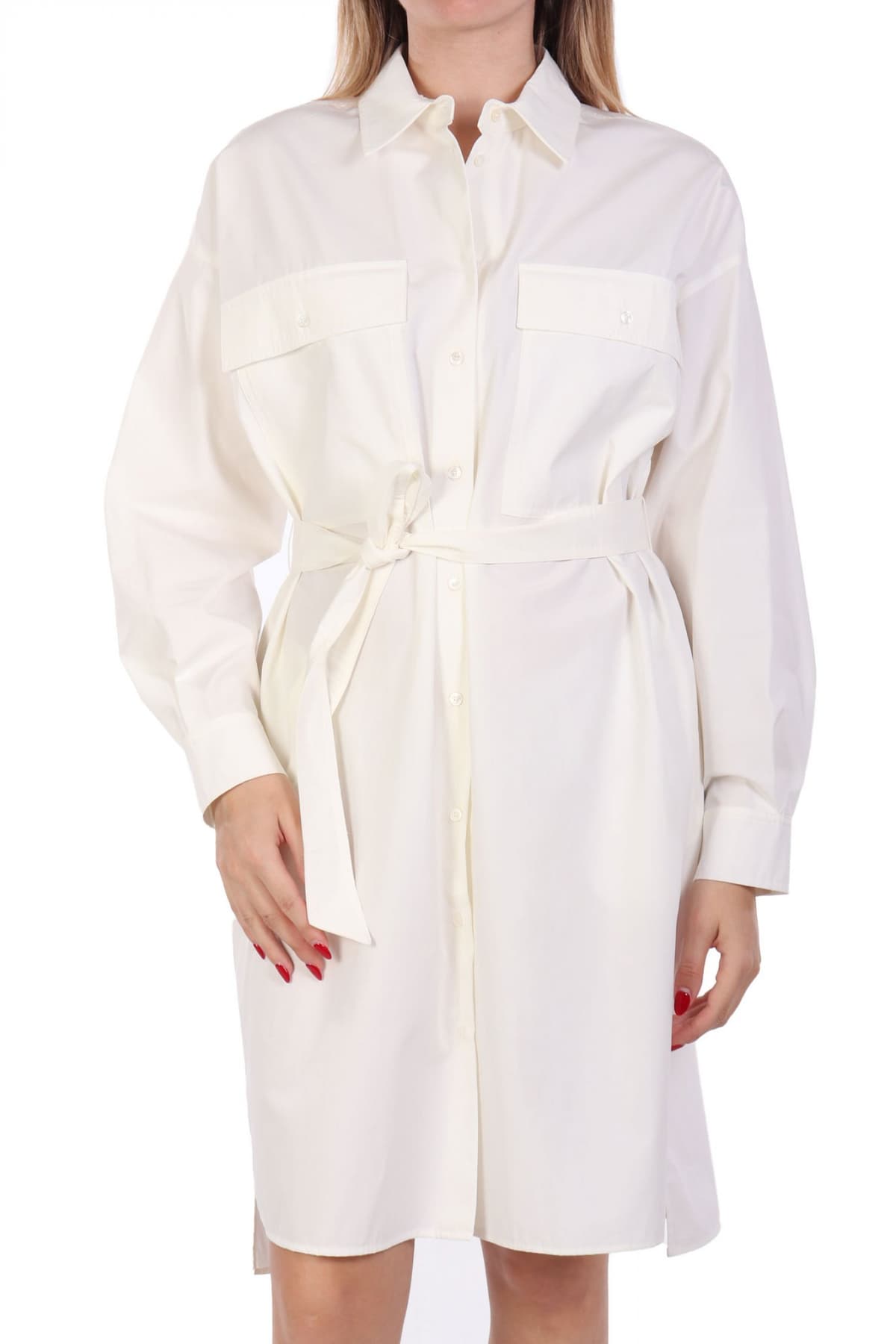 MAX MARA WEEKEND ΦΟΡΕΜΑ ΠΟΥΚΑΜΙΣΑ BALOCCO ΑΠΟΣΠΩΜΕΝΗ ΖΩΝΗ ΛΕΥΚΟ