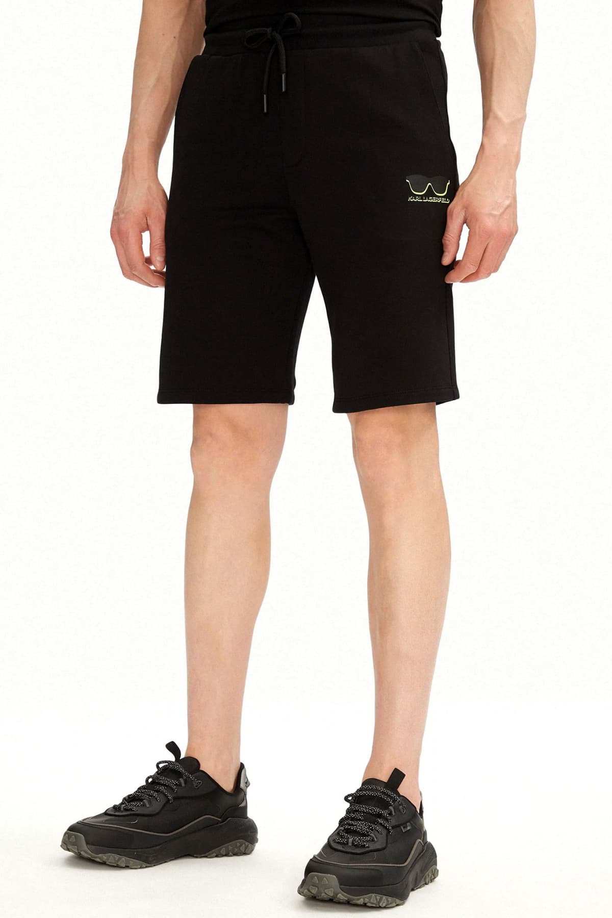 KARL LAGERFELD ΒΕΡΜΟΥΔΑ ΦΟΥΤΕΡ LOGO ΓΚΡΙ