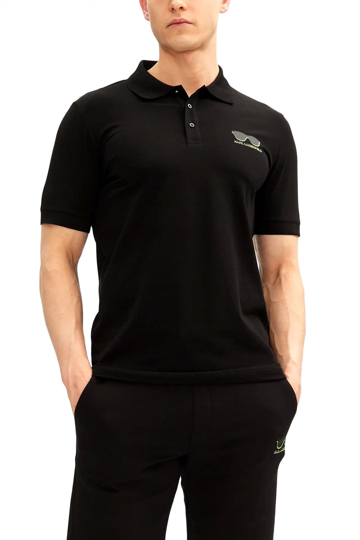 Men's Polo Shirts Karl Lagerfeld Black