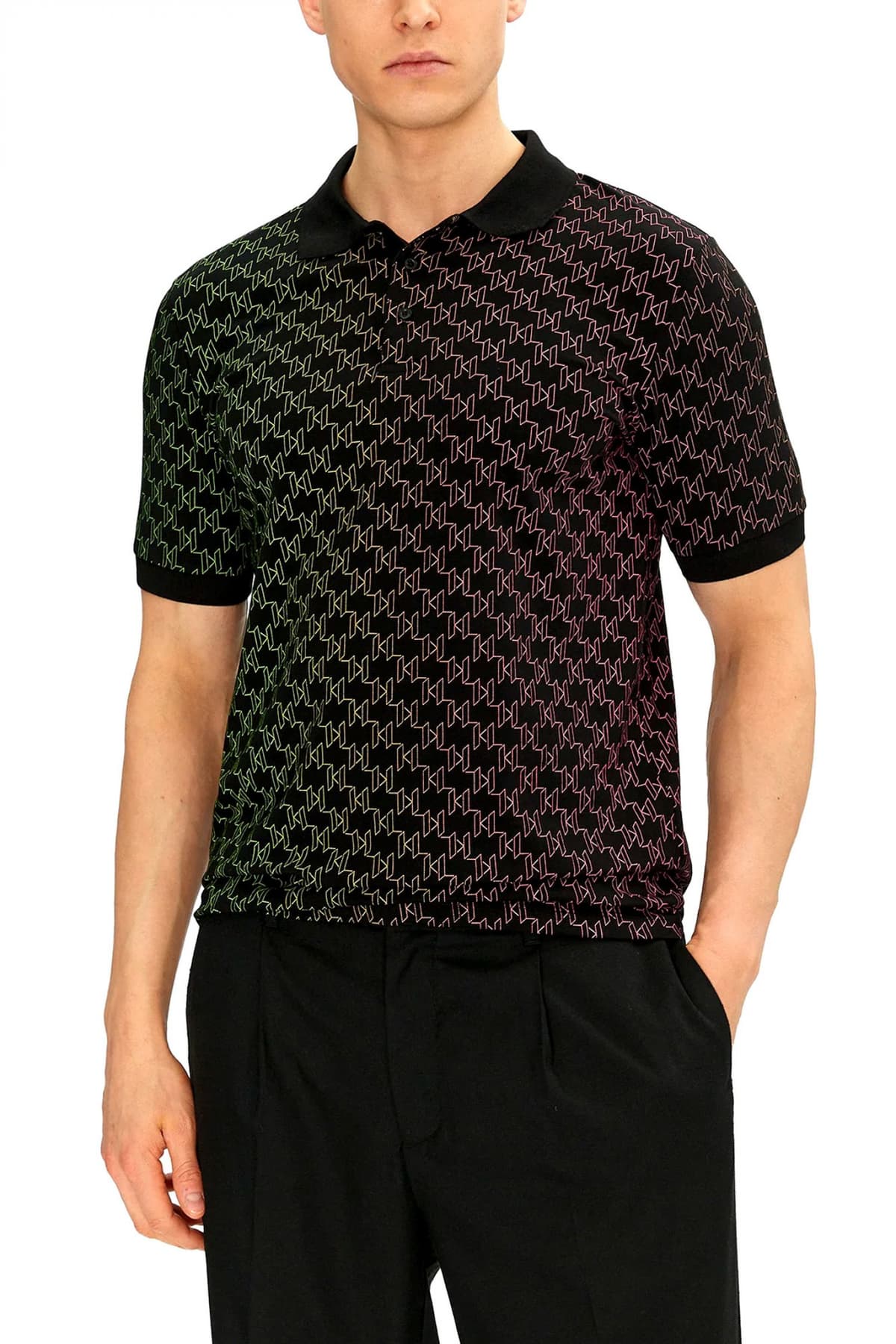 Men's Polo Shirts Karl Lagerfeld Black
