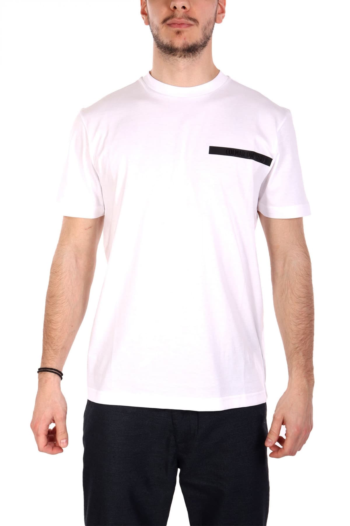 COLMAR T-SHIRT CREW NECK FRIDA LOGO ΛΕΥΚΟ