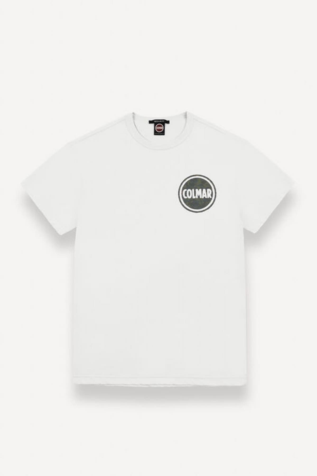 COLMAR T-SHIRT CREW NECK FRIDA LOGO ΛΕΥΚΟ