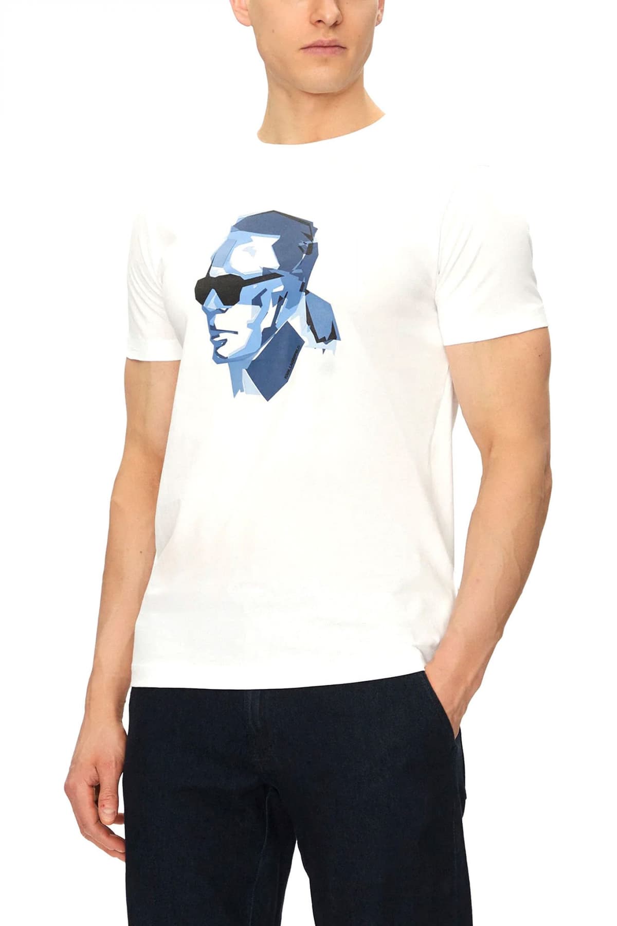 Ανδρικό T-shirt Λευκό Karl Lagerfeld 755065 552241-10