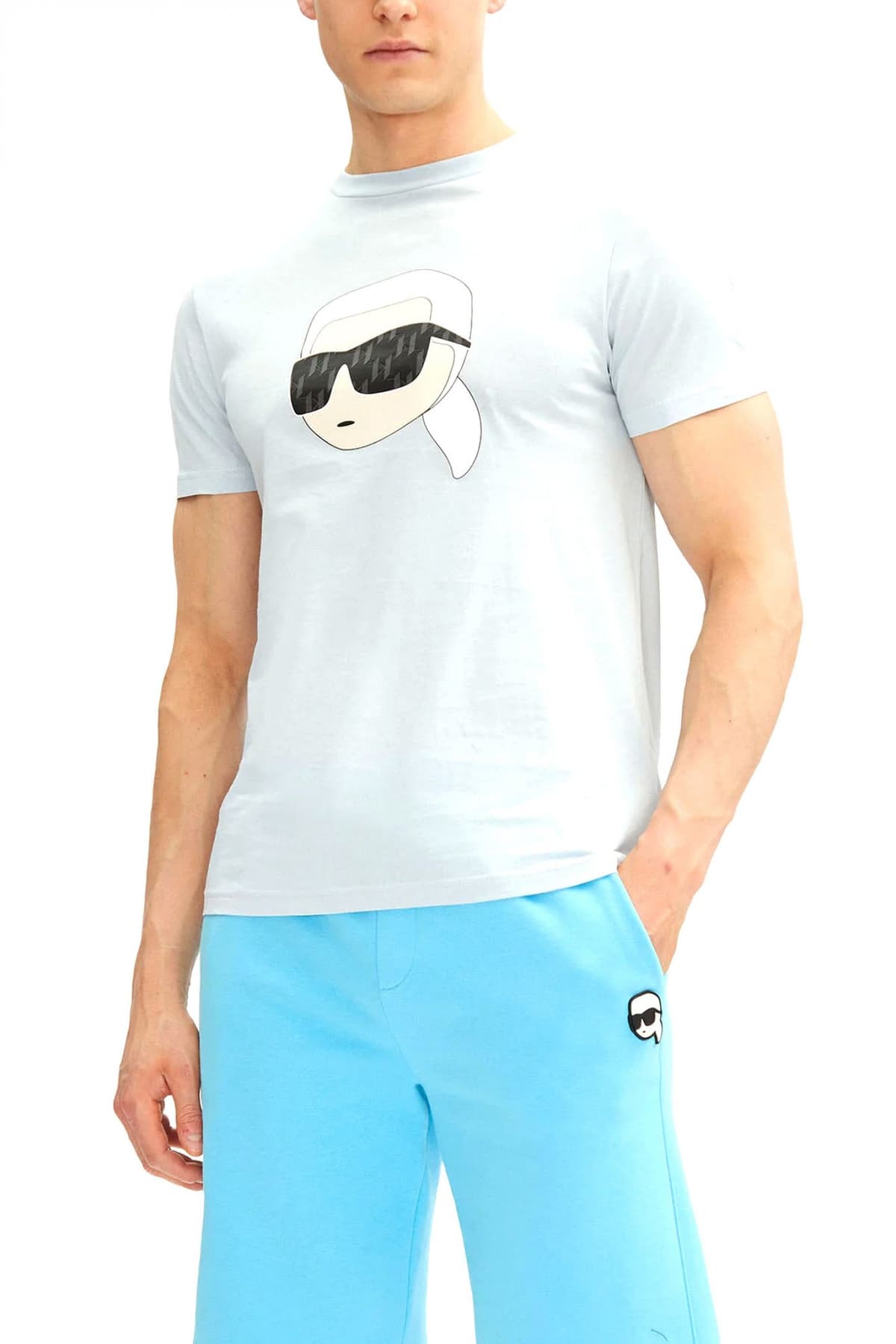 Men's T-Shirts Karl Lagerfeld Blue