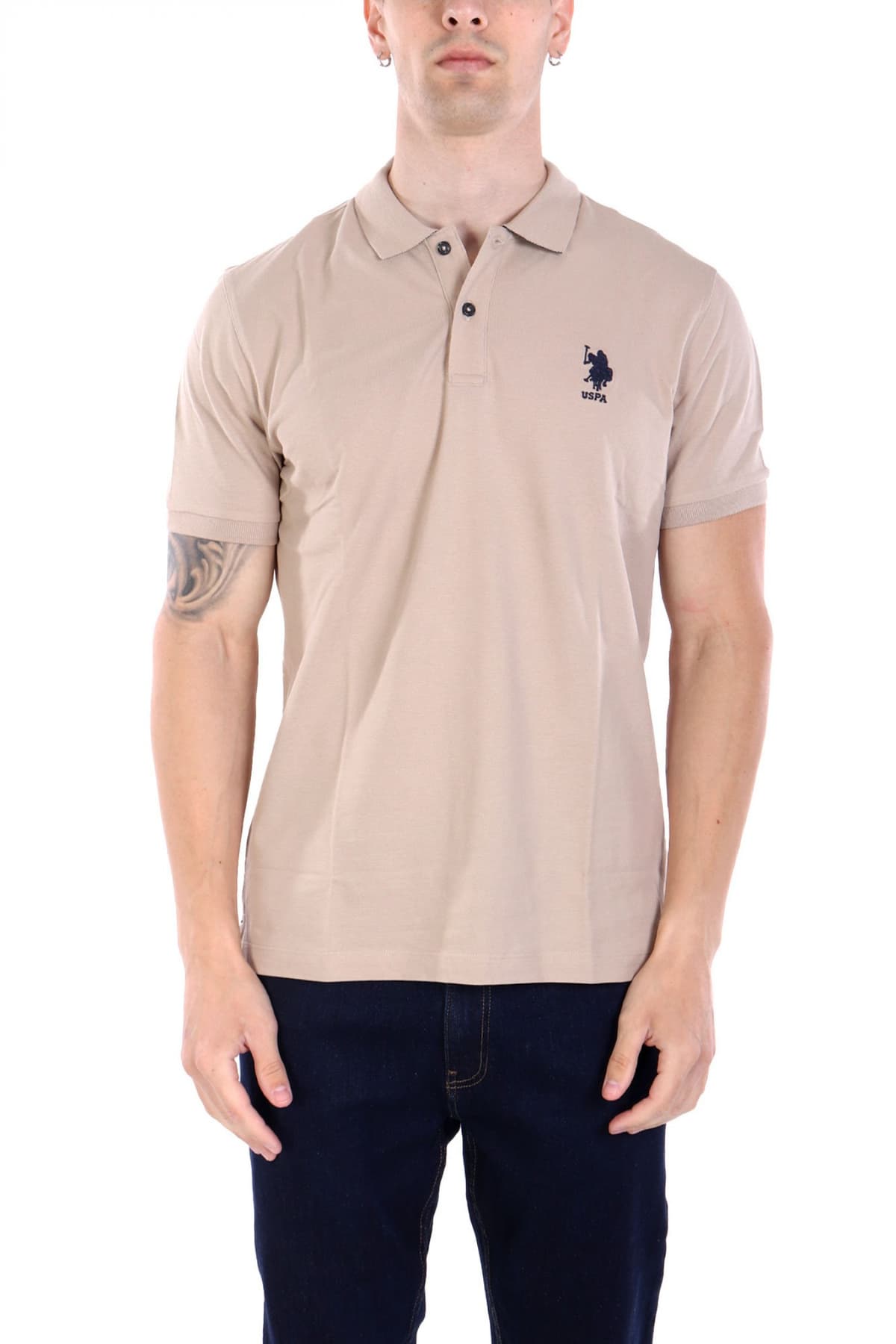 Men's Polo Shirts U.S. Polo Assn Beige
