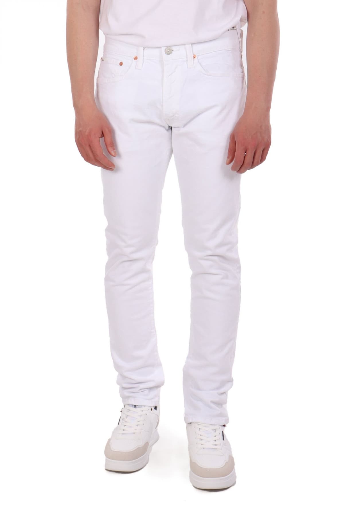 RALPH LAUREN ΠΑΝΤΕΛΟΝΙ JEANS SLIM SULLIVAN LOW STRETCH ΛΕΥΚΟ