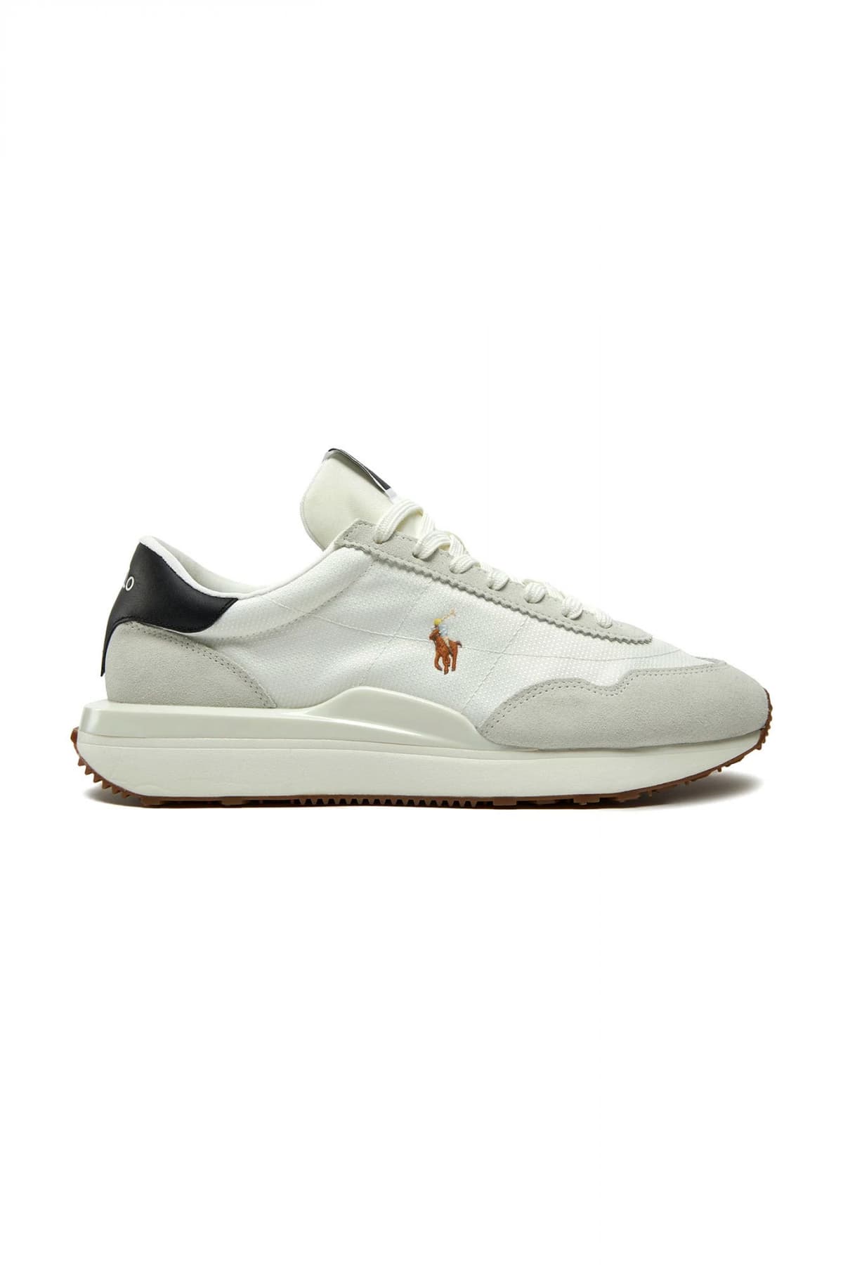RALPH LAUREN ΠΑΠΟΥΤΣΙΑ SNEAKERS TRAIN 89 PP-SK-LTL ΣΟΥΕΤ ΛΕΠΤΟΜΕΡΕΙΕΣ LOGO ΛΕΥΚΟ