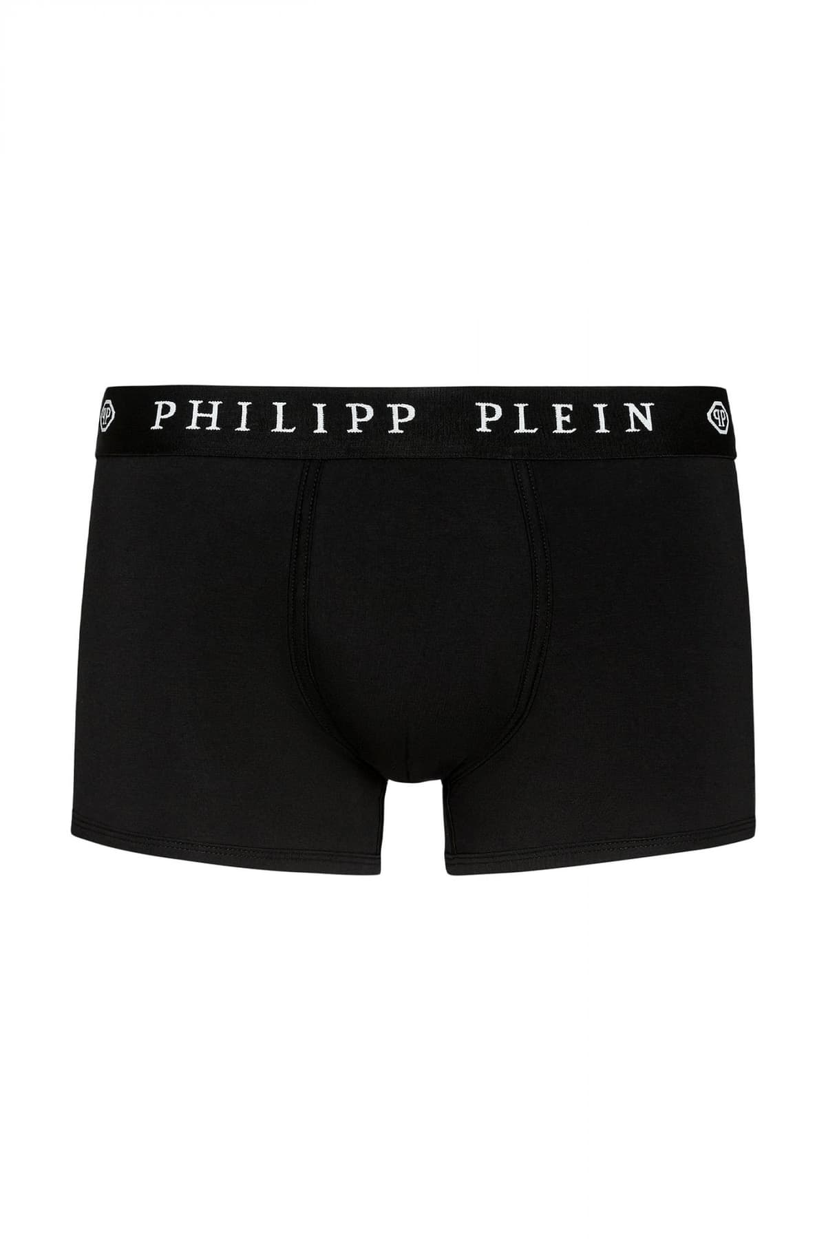 PHILIPP PLEIN ΕΣΩΡΟΥΧΟ BOXER SKULL LOGO ΛΑΣΤΙΧΟ ΜΑΥΡΟ