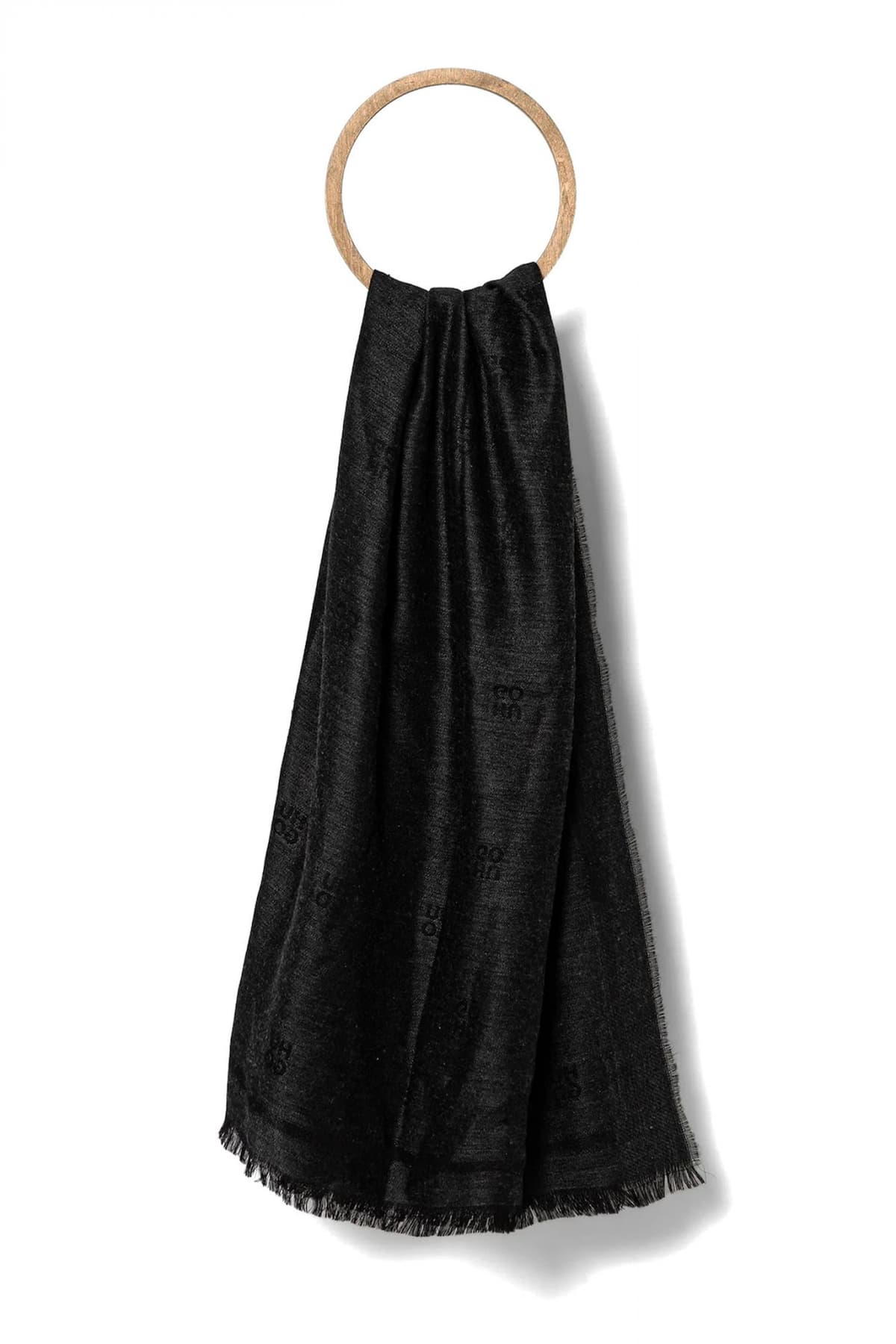 Men's Scarves Hugo Black