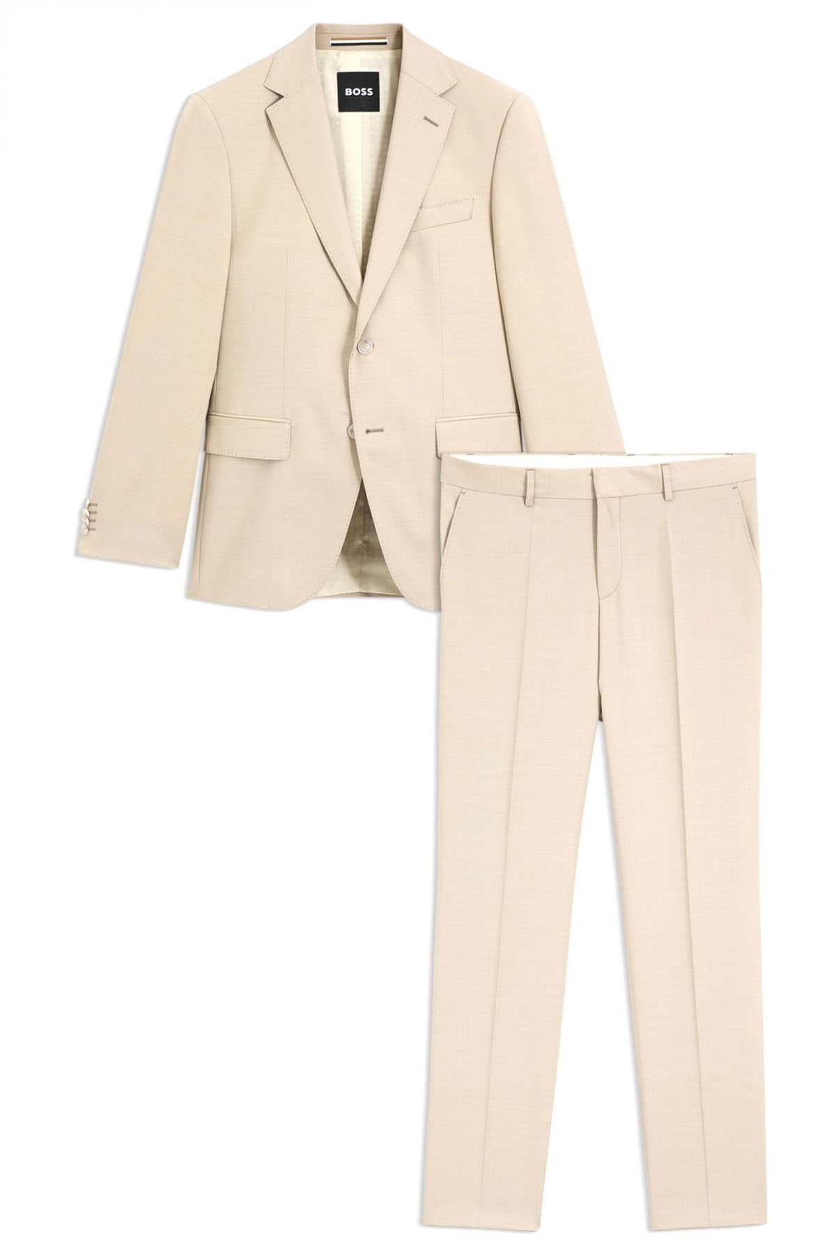 Men's Suits Boss Beige