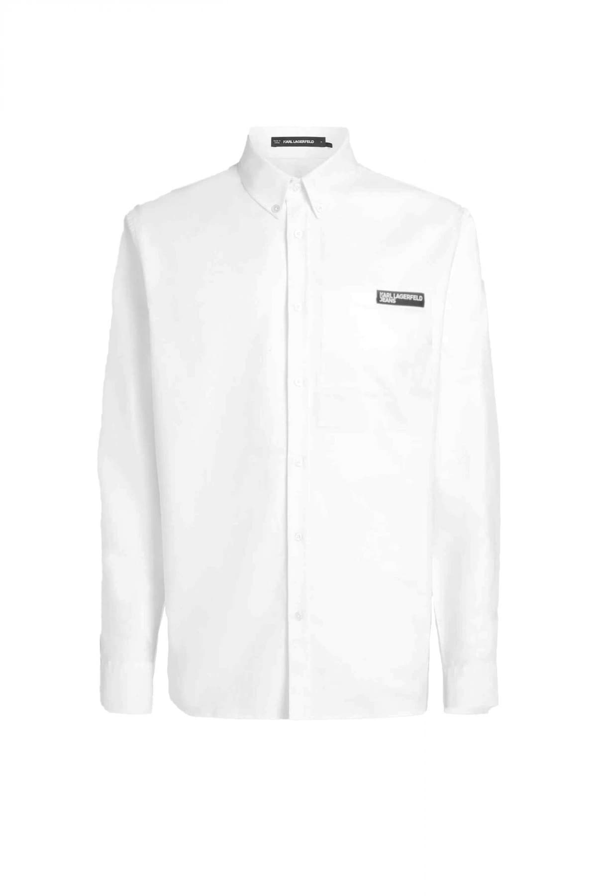 Men's Shirts Karl Lagerfeld Jeans White
