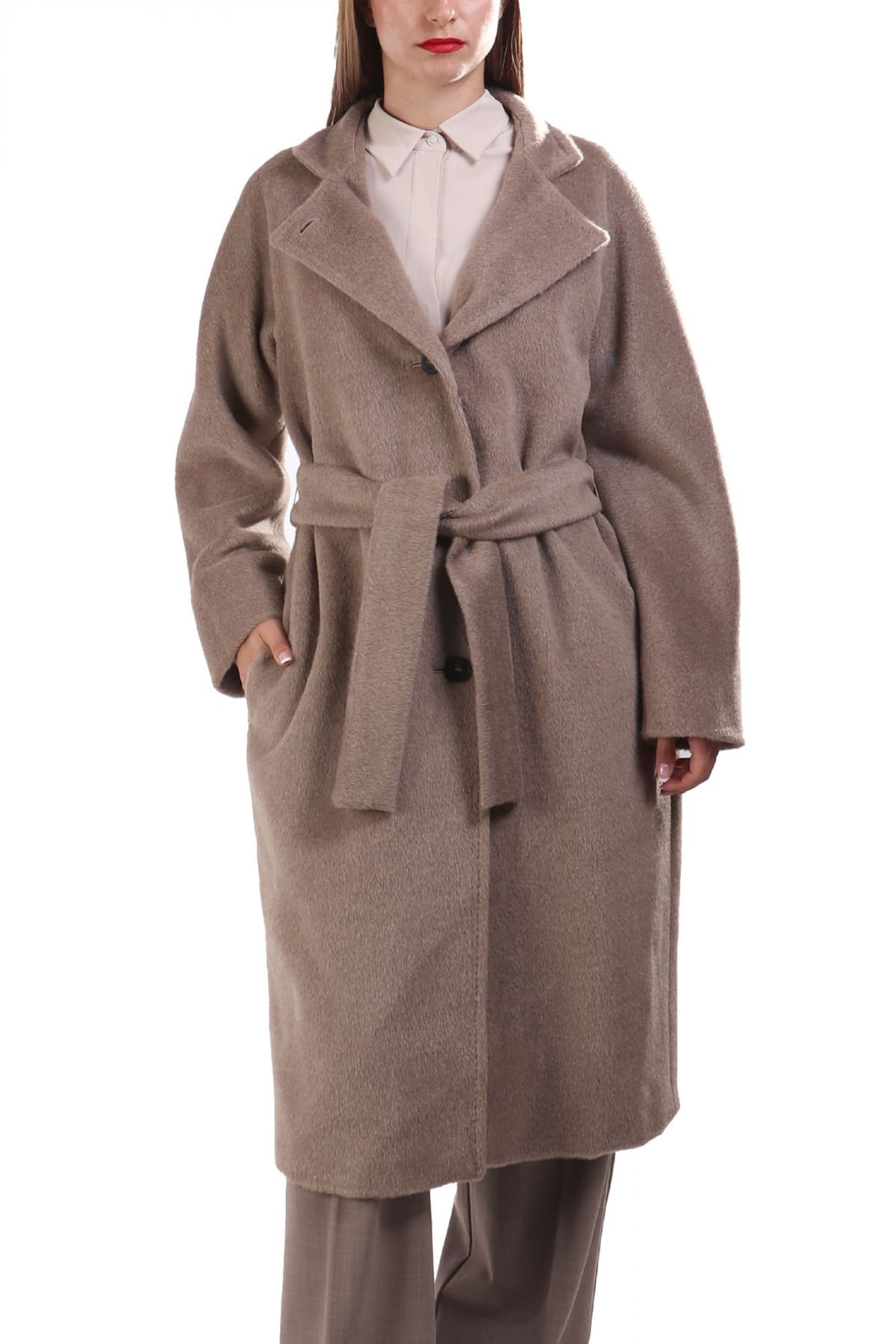 MARELLA ΠΑΛΤΟ ΓΙΑΚΑ ΜΑΟ ATTUALE1 ΑΠΟΣΠΩΜΕΝΗ ΖΩΝΗ ΜΠΕΖ