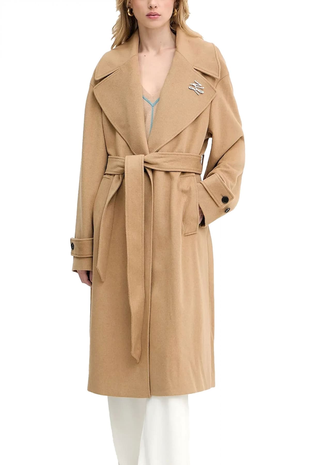 Women's Coats Karl Lagerfeld Beige