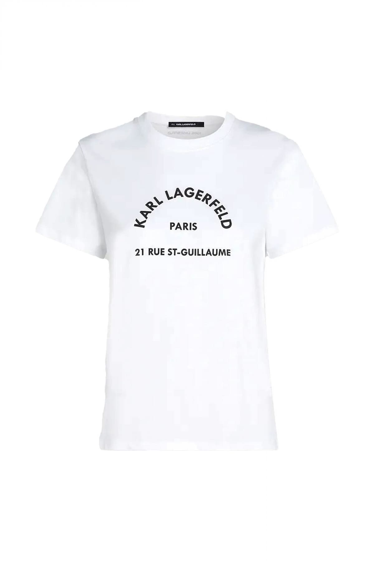 Γυναικείο T-shirt Λευκό Karl Lagerfeld A3W17105-100 WHITE