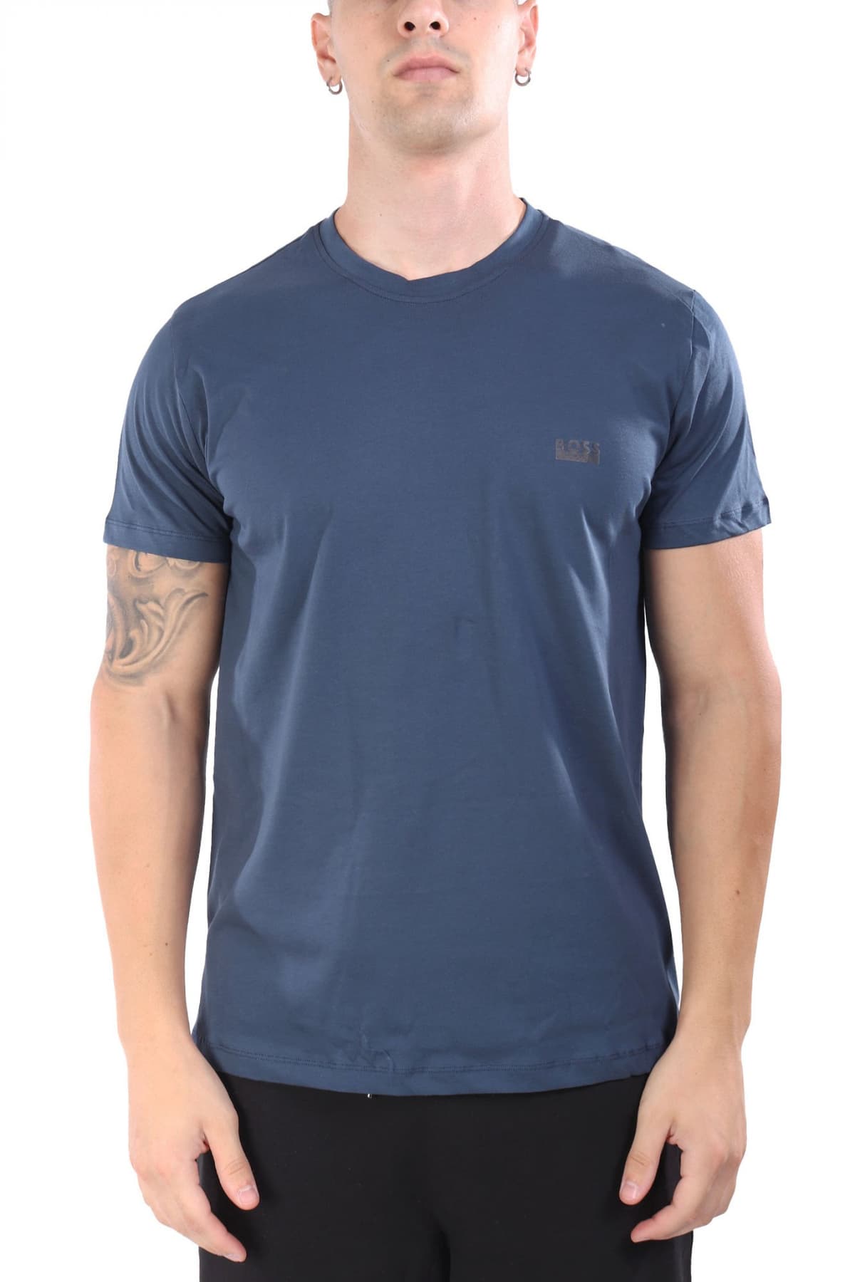 BOSS ΕΣΩΡΟΥΧΟ T-SHIRT RN 365 CREW NECK ΜΠΛΕ