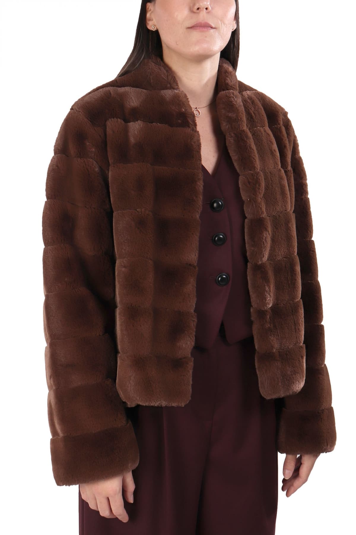 MARELLA EMME ΓΟΥΝΑ CARPAZI REGULAR FIT ΜΑΥΡΟ