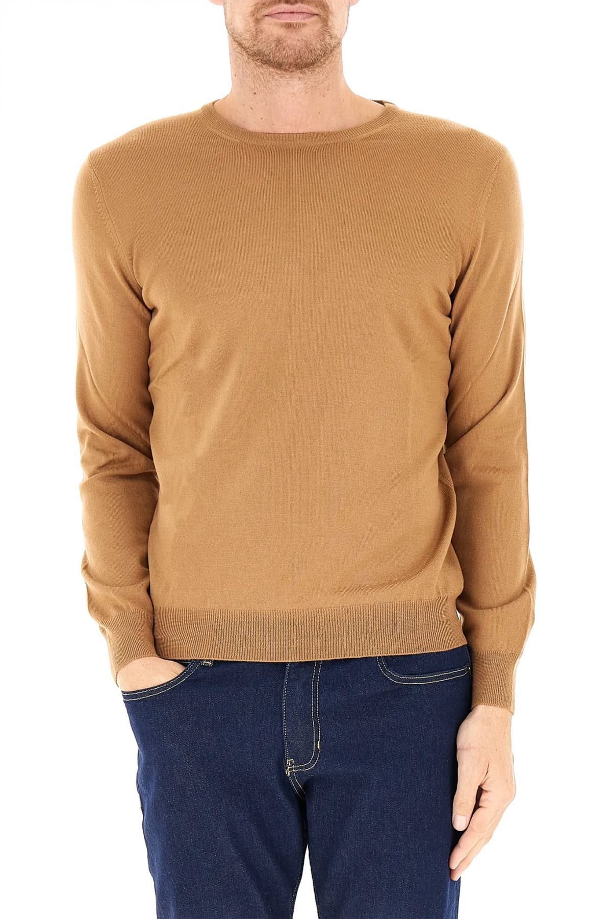 GRAN SASSO ΠΛΕΚΤΟ CREW NECK ΚΑΜΗΛΟ