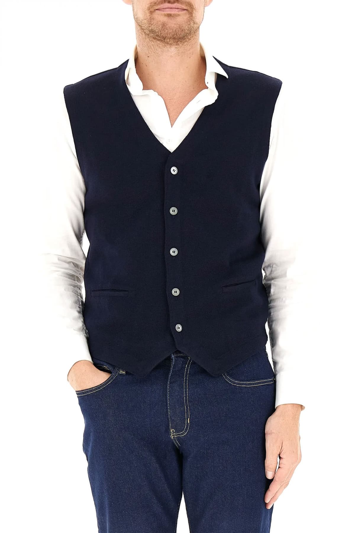 GRAN SASSO ΠΛΕΚΤΟ ΚΑΖΑΚΑ ΜΠΛΕ