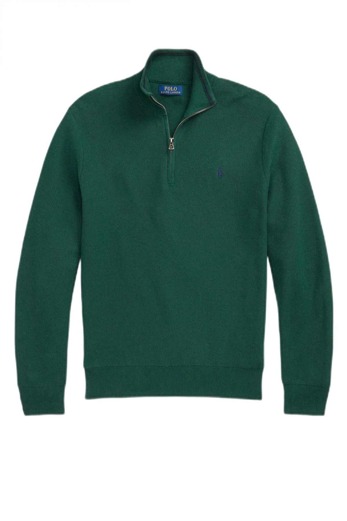 RALPH LAUREN ΠΛΕΚΤΟ HALFZIP ΠΡΑΣΙΝΟ