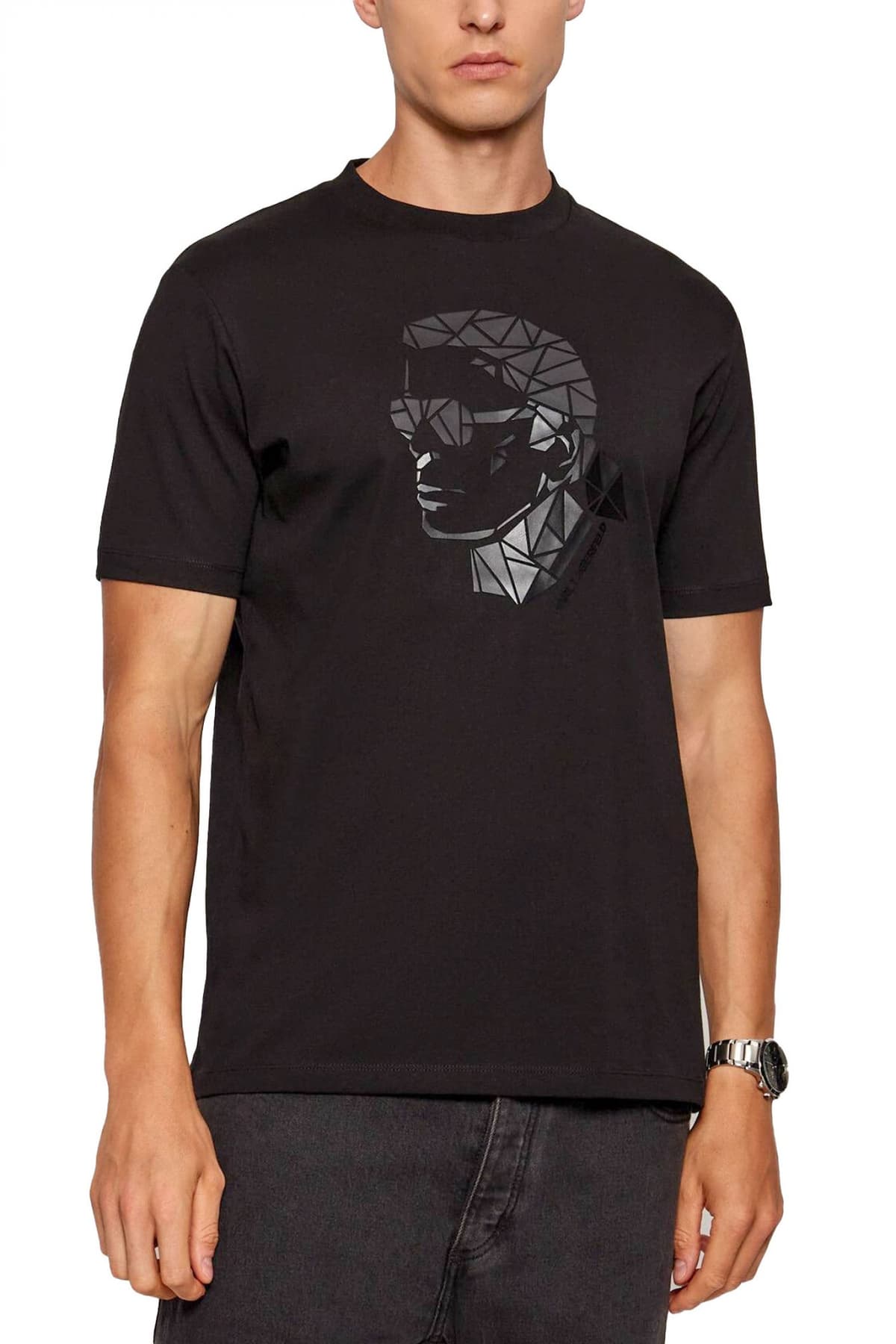 Men's T-Shirts Karl Lagerfeld Black