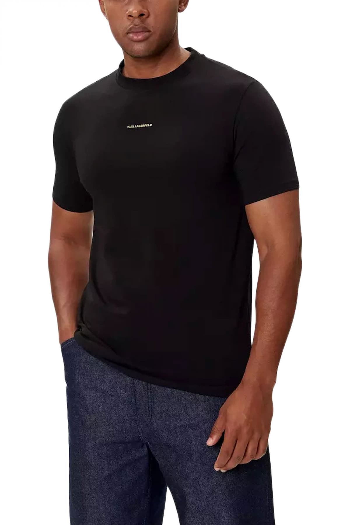 Ανδρικό T-shirt Μαύρο Karl Lagerfeld 755051 554235-999