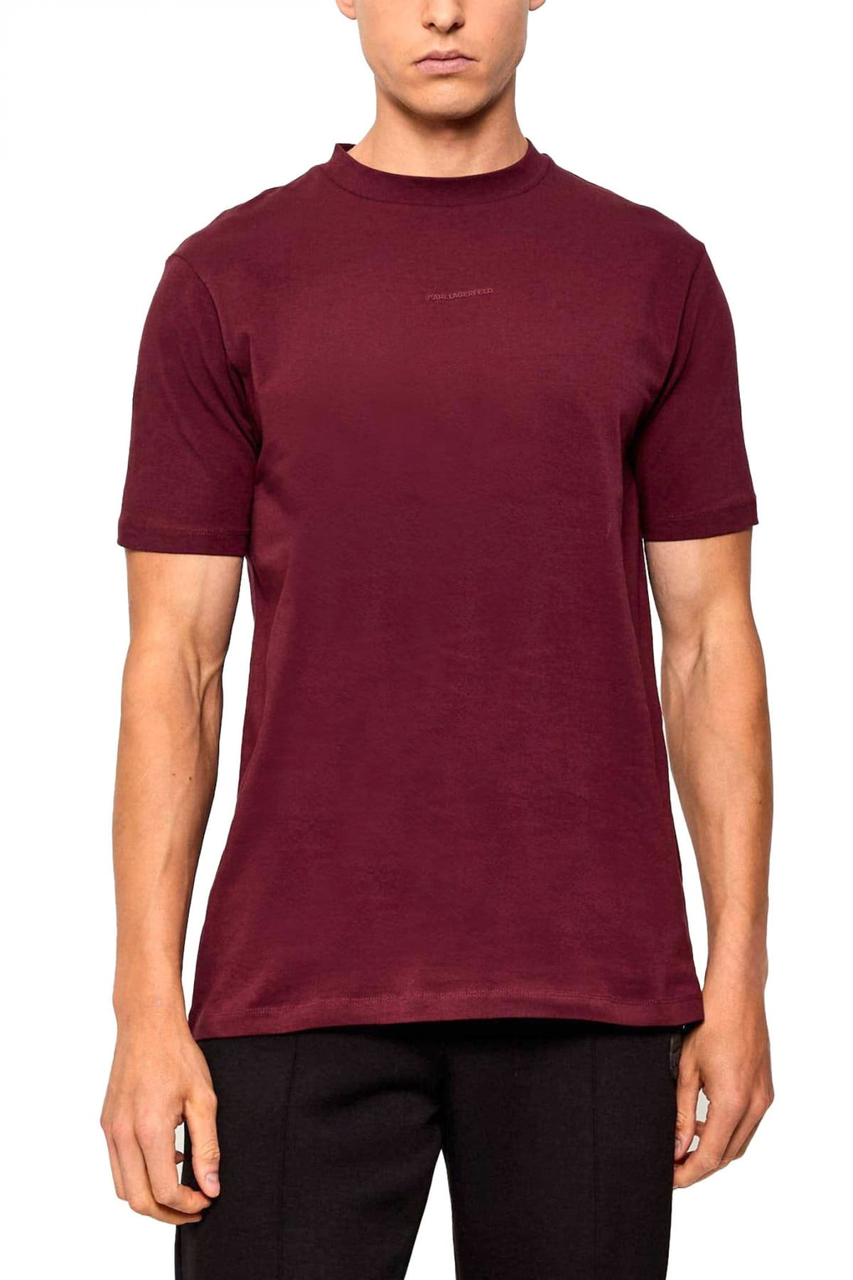 Men's T-Shirts Karl Lagerfeld Bordeaux