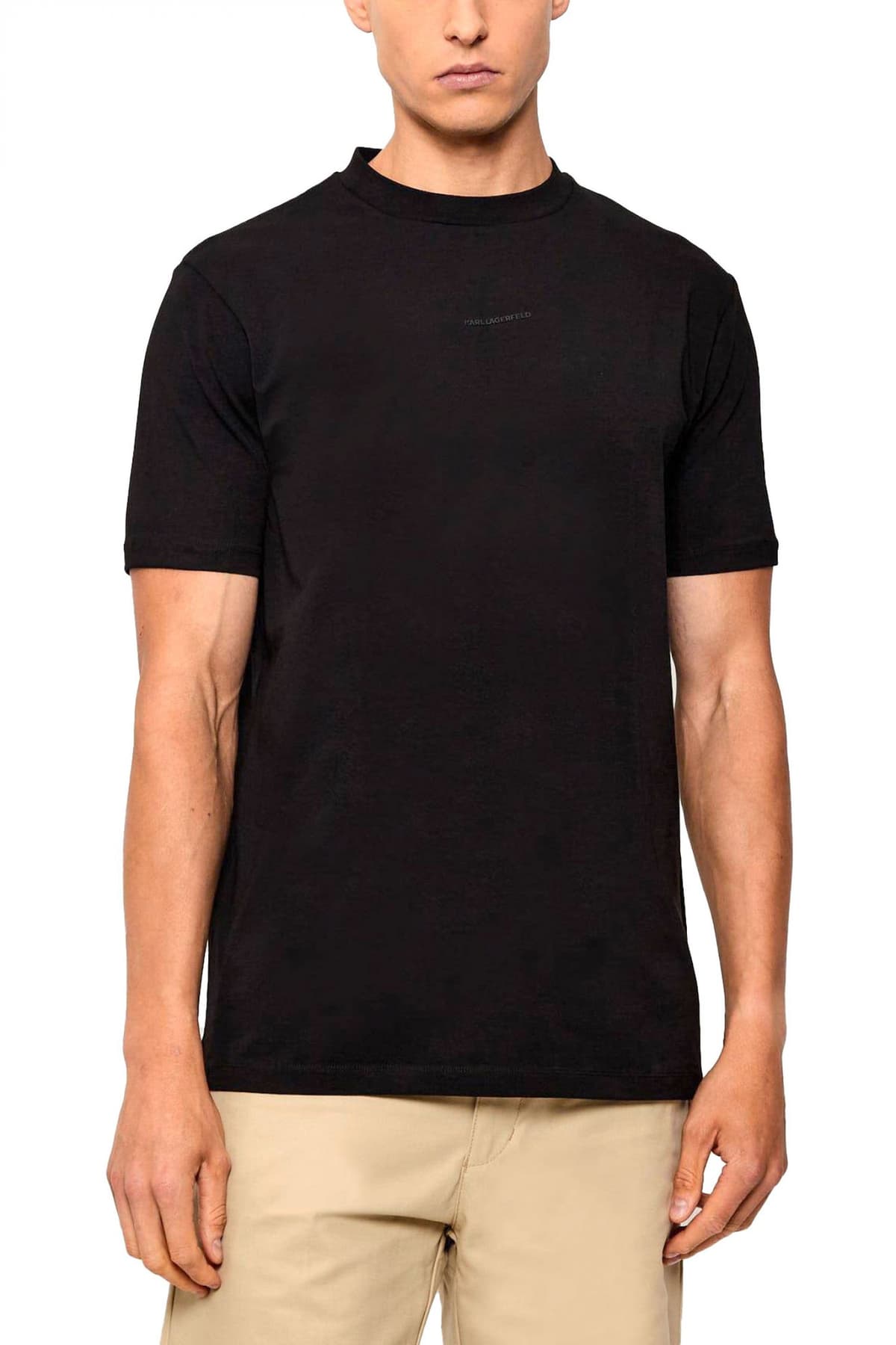 Ανδρικό T-shirt Μαύρο Karl Lagerfeld 755051 554235-999