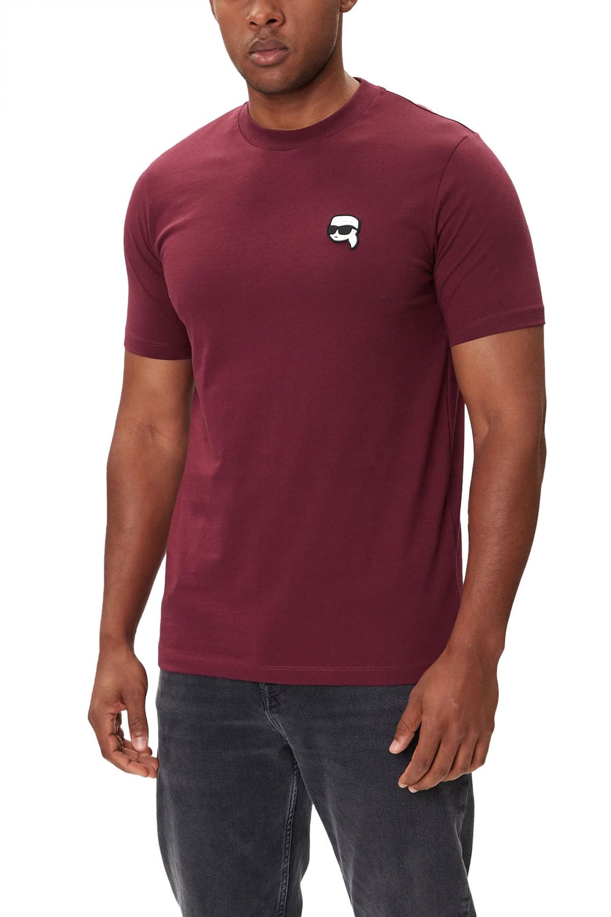 KARL LAGERFELD T-SHIRT LOGO ΣΙΕΛ