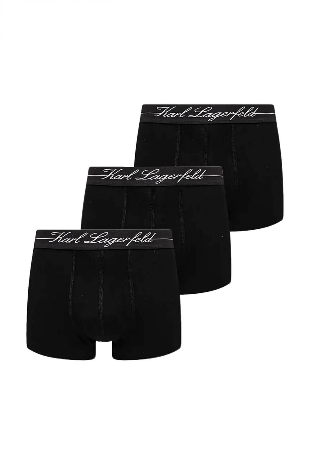 KARL LAGERFELD ΕΣΩΡΟΥΧΑ 3PACK TRUNK LOGO HOTEL KARL ΜΑΥΡΟ