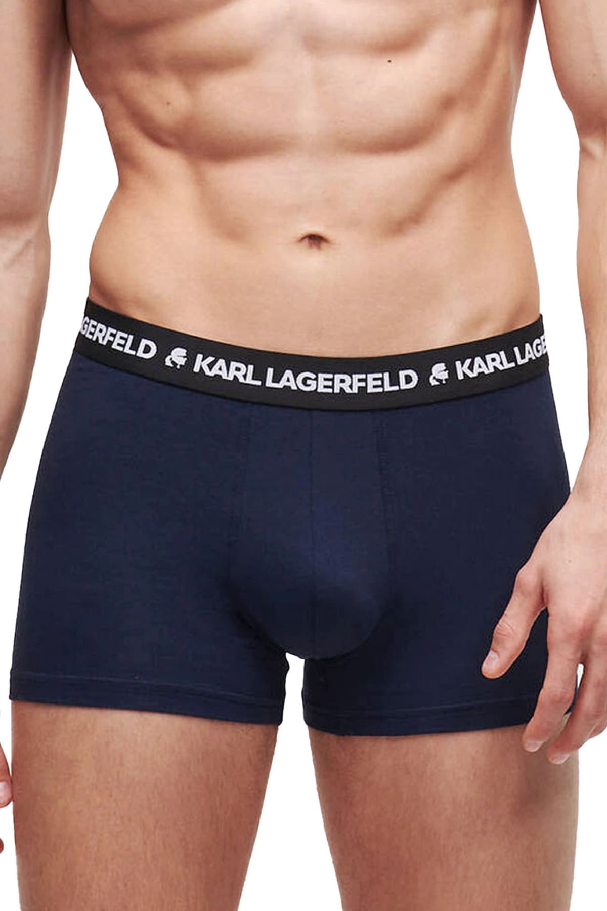 KARL LAGERFELD ΕΣΩΡΟΥΧΑ 3PACK TRUNK LOGO ΛΕΥΚΟ-ΓΚΡΙ-ΜΑΥΡΟ