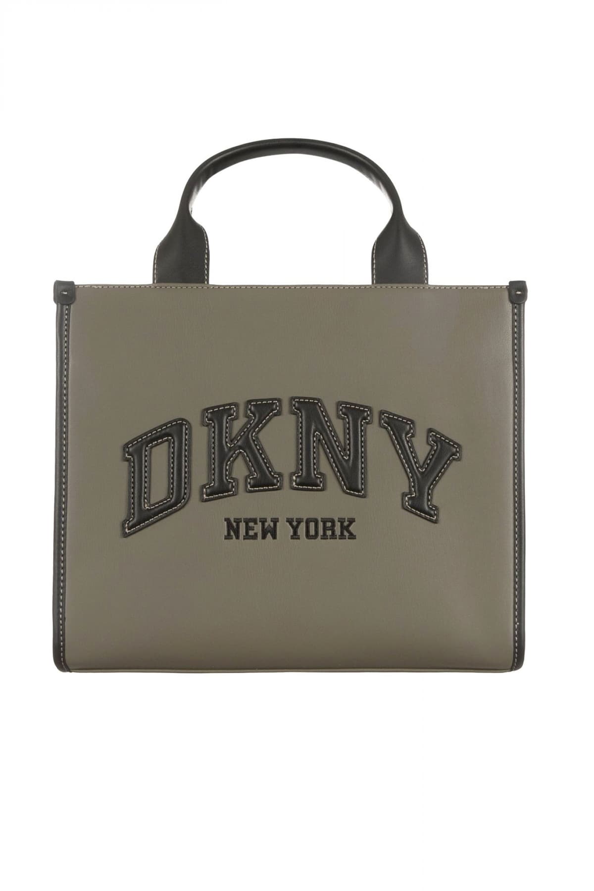 DKNY ΤΣΑΝΤΑ ΧΕΙΡΟΣ/CROSSBODY HADLEE TOTE MEDIUM LOGO ΧΑΚΙ