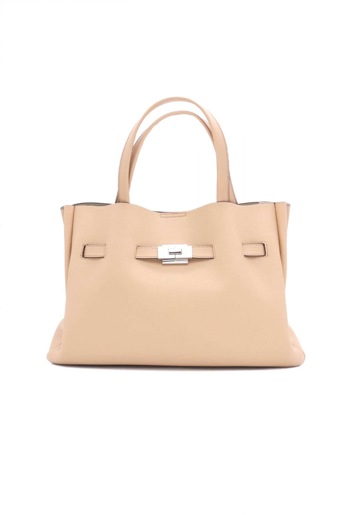 DKNY ΤΣΑΝΤΑ ΩΜΟΥ BRYAR SATCHELS LOGO ΜΠΕΖ