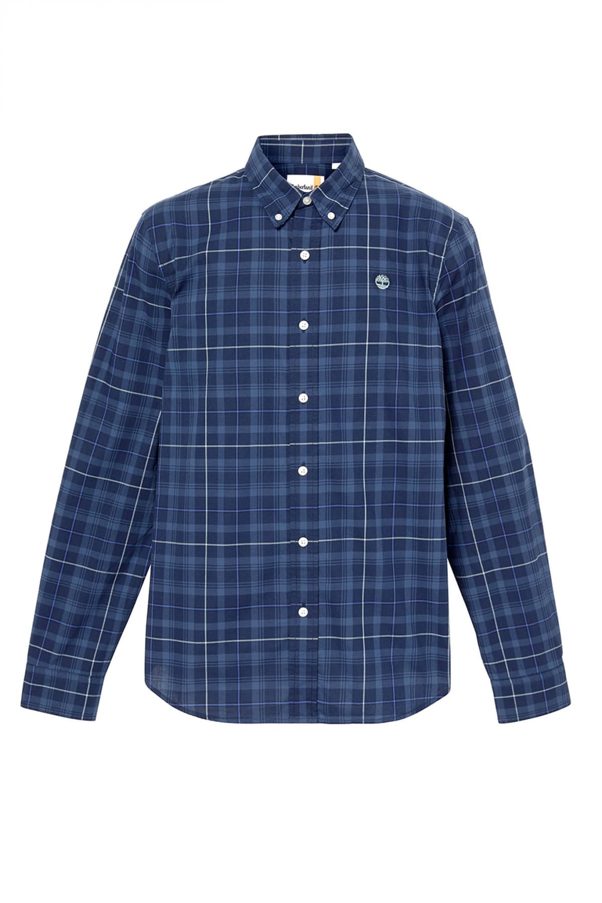 TIMBERLAND ΠΟΥΚΑΜΙΣΟ BUTTON DOWN ΚΑΡΩ SLIM FIT COMFORT STRETCH ΜΠΛΕ-ΣΙΕΛ