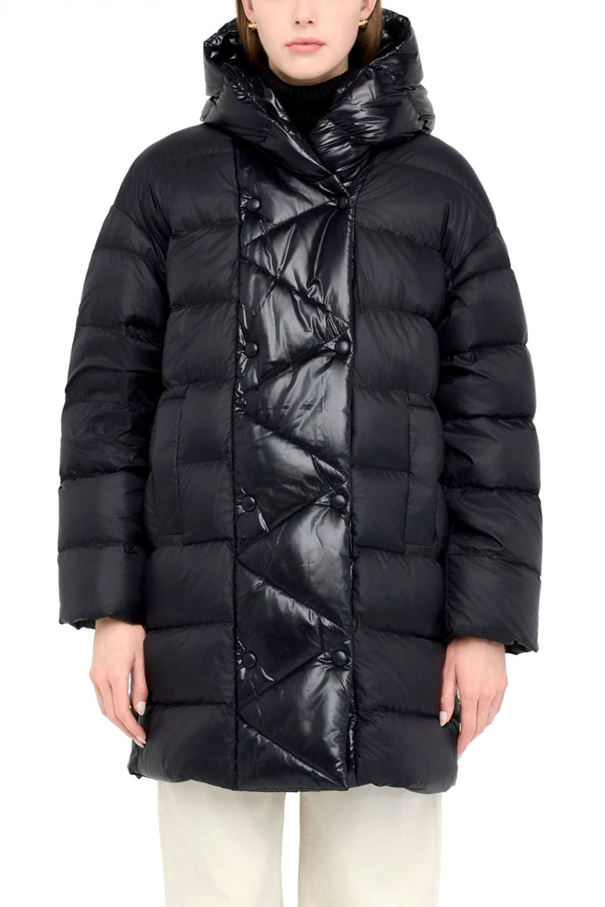 LIU-JO ΜΠΟΥΦΑΝ ΦΟΥΣΚΩΤΟ ΣΤΑΥΡΩΤΟ ΚΟΥΚΟΥΛΑ ΤΣΕΠΕΣ ΜΑΥΡΟ