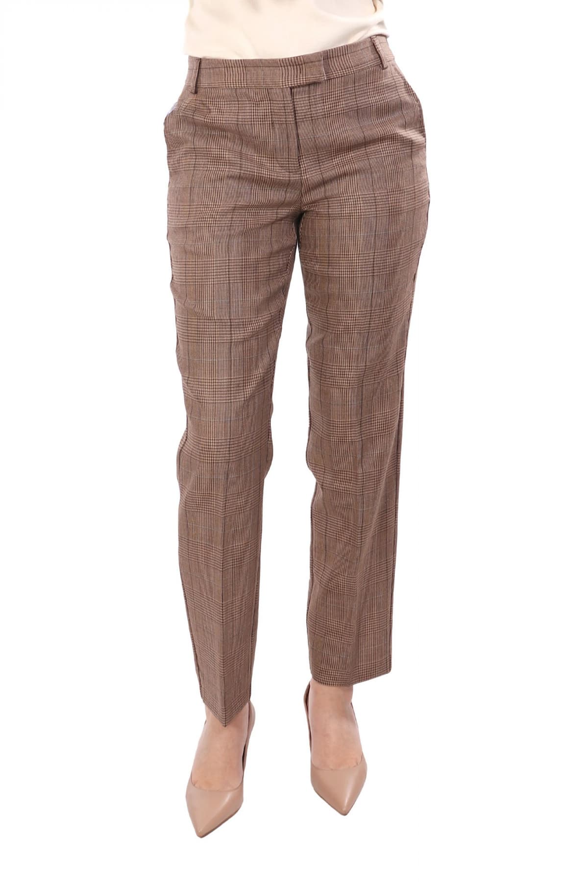 MARELLA ΠΑΝΤΕΛΟΝΙ CHINO ΚΑΡΩ MARGIE ΜΠΕΖ-ΚΑΦΕ