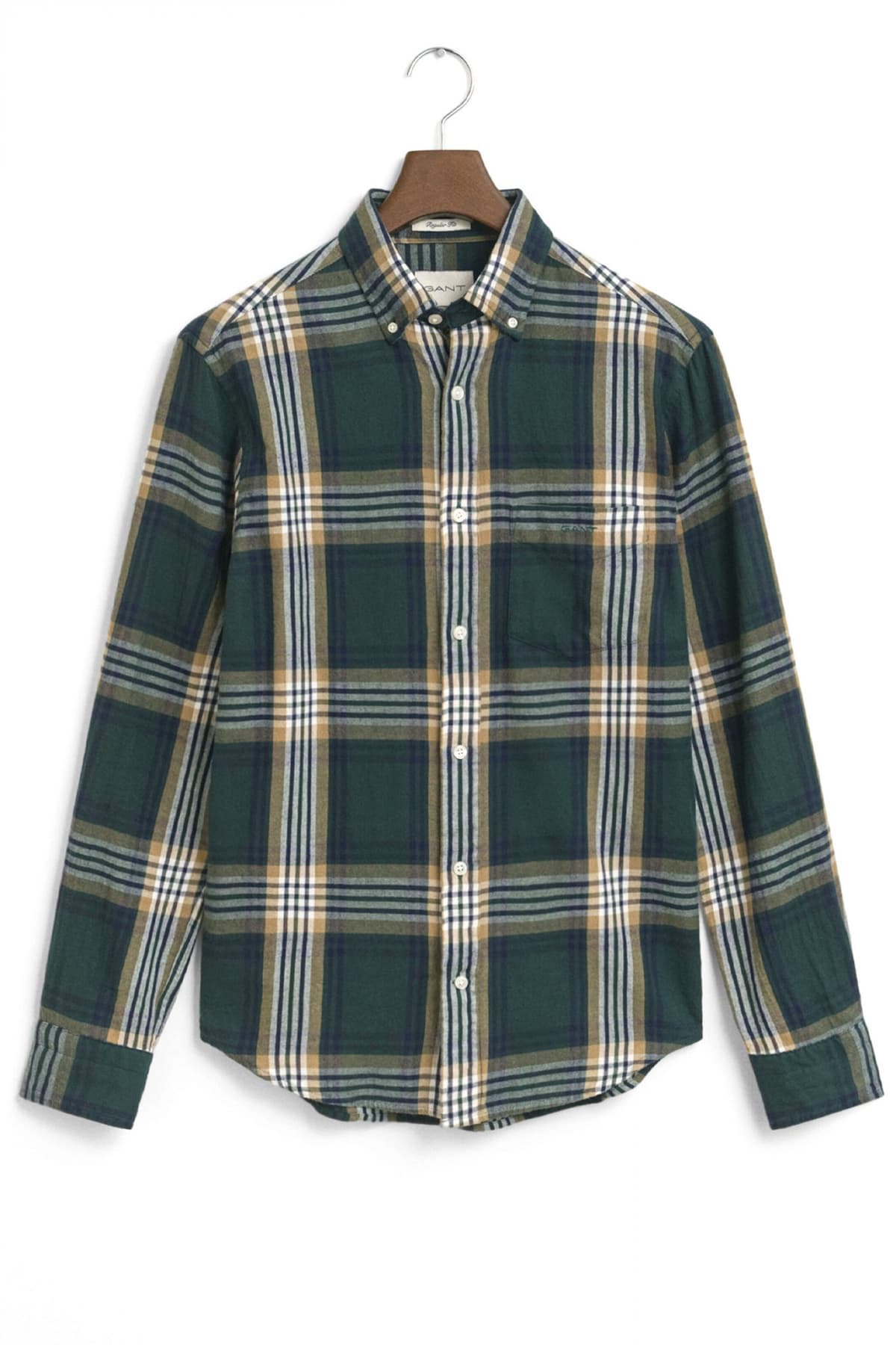 Men's Shirts Gant Green